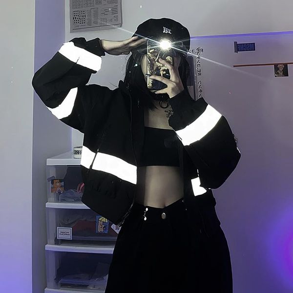women's jackets loose plain sport casual jacket lantern sleeve patchwork harajuku bomber streetwear coat veste femme coats bh50jk, Black;brown
women's jackets loose plain sport casual jacket lantern sleeve patchwork harajuku bomber streetwear coat veste femme coats bh50jk, Black;brown