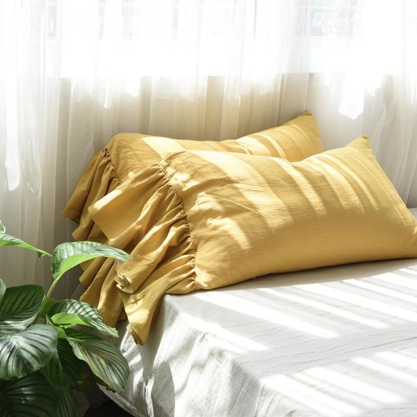 74x48cm 2pcs fishtail pillowcase cotton fabric flounce lace couple pillow covers bed pillow case
74x48cm 2pcs fishtail pillowcase cotton fabric flounce lace couple pillow covers bed pillow case