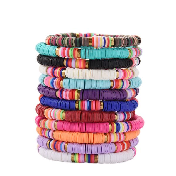 bracelet jewelry strands handmade wholesale color soft pottery beach bohemian bracelets for women, Black
bracelet jewelry strands handmade wholesale color soft pottery beach bohemian bracelets for women, Black