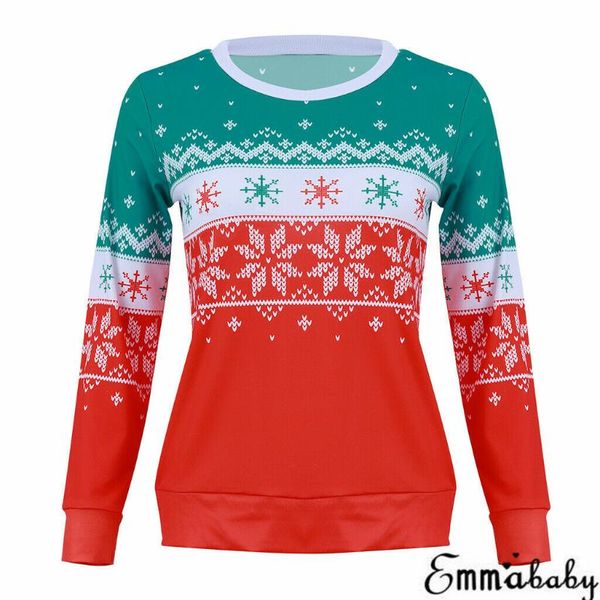 women's t-shirt women xmas christmas floral print long sleeve sweatshirt deer striped printed t shirt poleras mujer de moda 2021, White
women's t-shirt women xmas christmas floral print long sleeve sweatshirt deer striped printed t shirt poleras mujer de moda 2021, White