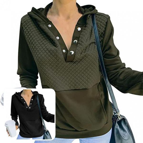 women's hoodies & sweatshirts v neck streetwear splicing stitching ribbed cuff sweatshirt for office, Black
women's hoodies & sweatshirts v neck streetwear splicing stitching ribbed cuff sweatshirt for office, Black