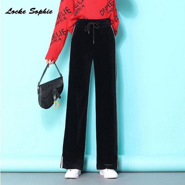 women's pants & capris high waist women plus size wide leg trousers 2021 winter corduroy splicing lace-up ladies skinny, Black;white
women's pants & capris high waist women plus size wide leg trousers 2021 winter corduroy splicing lace-up ladies skinny, Black;white