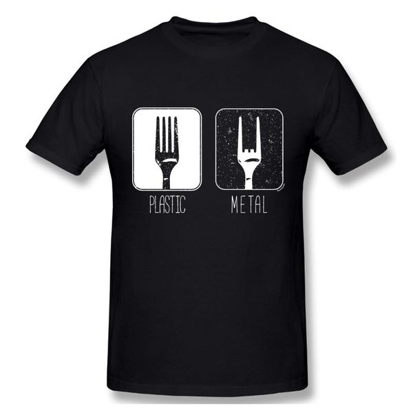 men's t-shirts fork turned from plastic to metal funny pun metalcore heavy gift t shirt man woman, White;black
men's t-shirts fork turned from plastic to metal funny pun metalcore heavy gift t shirt man woman, White;black
