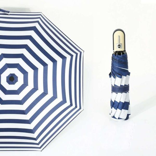 umbrellas big stripes automatic rain protection anti ultraviolet three folding creative sunny 044
umbrellas big stripes automatic rain protection anti ultraviolet three folding creative sunny 044