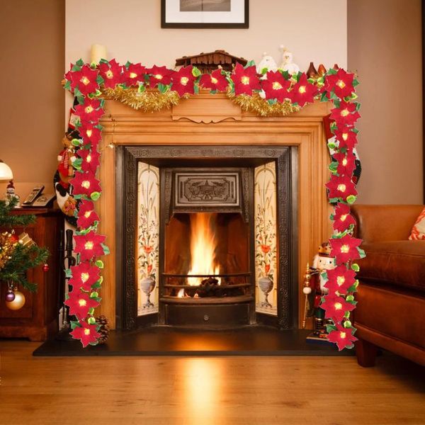 decorative flowers & wreaths 2m artificial rattan led christmas garland fake plant silk leaf with red berries vines for wedding birthday par
decorative flowers & wreaths 2m artificial rattan led christmas garland fake plant silk leaf with red berries vines for wedding birthday par