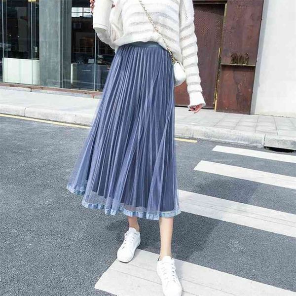 autumn arrival elastic high waist slimming simple fairy long skirt casual gentle wind women pleated 210527, Black
autumn arrival elastic high waist slimming simple fairy long skirt casual gentle wind women pleated 210527, Black