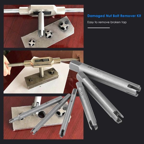 professional hand tool sets 6pcs/set remove stripped damaged screw tap extractor drill bits set home accessories tools alloy steel broken he
professional hand tool sets 6pcs/set remove stripped damaged screw tap extractor drill bits set home accessories tools alloy steel broken he