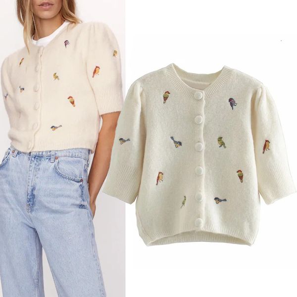 new contrast 2021 animal embroidery cropped knitted sweater women vintage puff sleeve kawaii short cardigan n47x or76, White;black
new contrast 2021 animal embroidery cropped knitted sweater women vintage puff sleeve kawaii short cardigan n47x or76, White;black