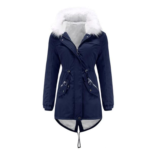 women's fur & faux 2021 winter coats for women zipper long sleeve hood solid color pockets keep warm casaco feminino, Black
women's fur & faux 2021 winter coats for women zipper long sleeve hood solid color pockets keep warm casaco feminino, Black