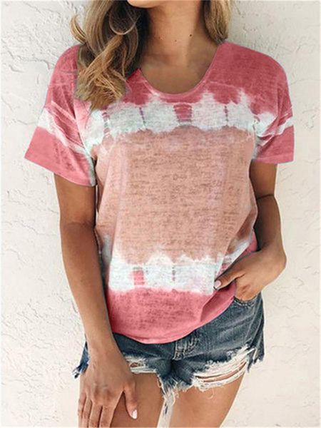 2021 european and american ladies loose round neck short sleeve printed t-shirt 1351, White
2021 european and american ladies loose round neck short sleeve printed t-shirt 1351, White
