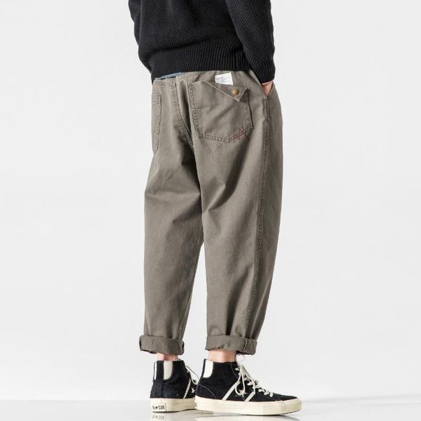 men's pants 2021 selling autumn cotton loose large overalls korean fashion harlan sports casual brand wear, Black
men's pants 2021 selling autumn cotton loose large overalls korean fashion harlan sports casual brand wear, Black