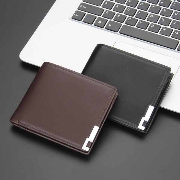 baellerry short korean iron edge youth card bag men's horizontal small wallet, Red;black
baellerry short korean iron edge youth card bag men's horizontal small wallet, Red;black