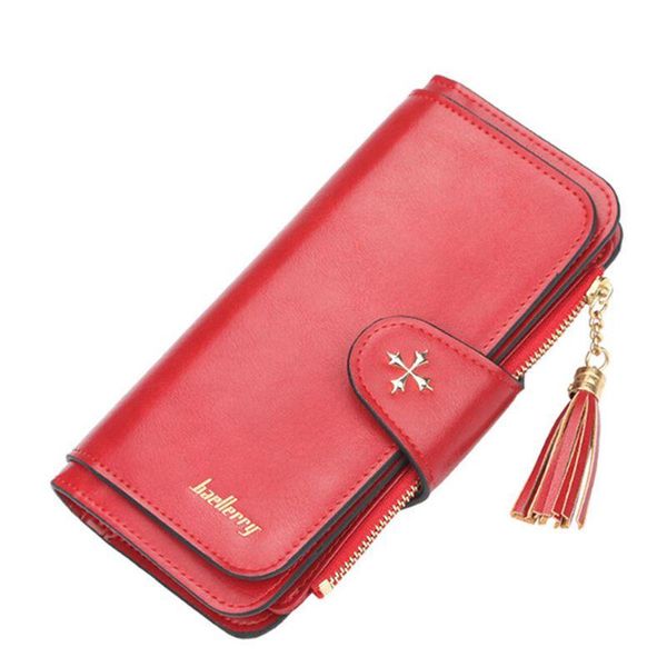 wallets women ladies pu leather wallet purse long trifold clutch large capacity cartera mujer /by, Red;black
wallets women ladies pu leather wallet purse long trifold clutch large capacity cartera mujer /by, Red;black