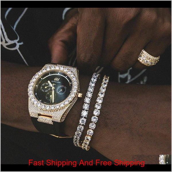 round square cut mens tennis bracelet zirconia triple lock hiphop jewelry cubic luxury crystal cz men fashion charm b wmtvux guust udyjb, Golden;silver
round square cut mens tennis bracelet zirconia triple lock hiphop jewelry cubic luxury crystal cz men fashion charm b wmtvux guust udyjb, Golden;silver
