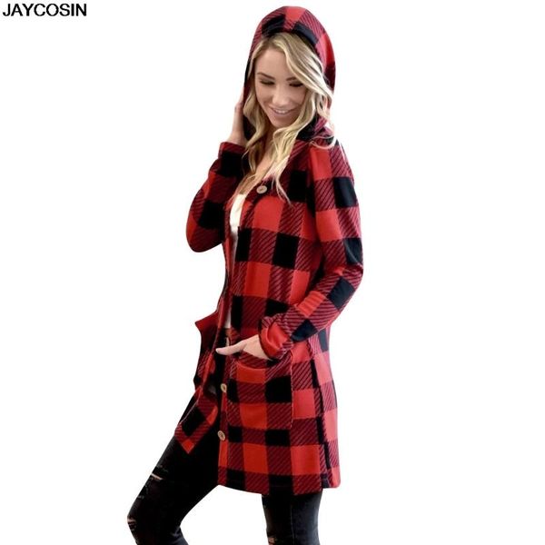 women's jackets jaycosin fashion hoodies & sweatshirts womens v-neck long sleeves plaid print cardigan blouse easy hooded 9924, Black;brown
women's jackets jaycosin fashion hoodies & sweatshirts womens v-neck long sleeves plaid print cardigan blouse easy hooded 9924, Black;brown