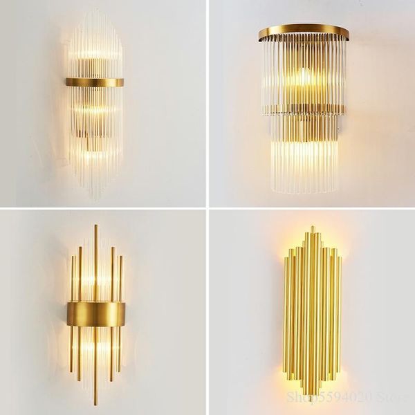 nordic golden luxury wall lamp indoor crystal wall lamp for living room bedroom bedside crystal simple led light
nordic golden luxury wall lamp indoor crystal wall lamp for living room bedroom bedside crystal simple led light