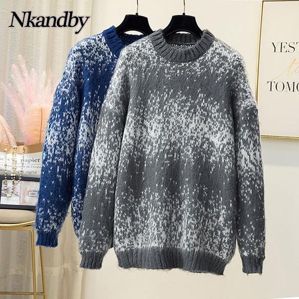 plus size t-shirt nkandby gradient cashmere sweaters 2021 women autumn winter crew neck soft warm jumpers loose vintage knitted, Black
plus size t-shirt nkandby gradient cashmere sweaters 2021 women autumn winter crew neck soft warm jumpers loose vintage knitted, Black