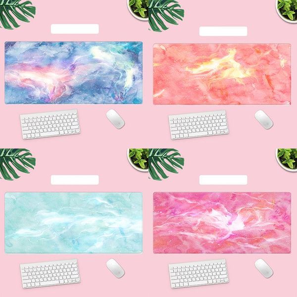 mouse pads & wrist rests imice large marble desk pad chill gamer waterproof leather kawaii mat computer keyboard table decoration cover