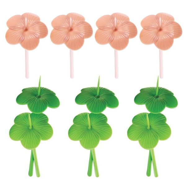 forks 10pcs creative flower shape picks decorative fruit plastic tableware party supplies (random color)
forks 10pcs creative flower shape picks decorative fruit plastic tableware party supplies (random color)