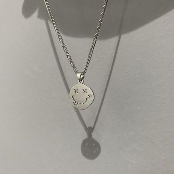 smile face necklace women chain figure pendant necklaces girl jewelry silver color trendy kpop zinc alloy collares
smile face necklace women chain figure pendant necklaces girl jewelry silver color trendy kpop zinc alloy collares