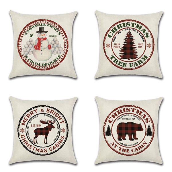 cushion/decorative pillow 2pcs christmas postmark animal silhouette theme throw bear elk cushion cover car home sofa decorative pillowcase f
cushion/decorative pillow 2pcs christmas postmark animal silhouette theme throw bear elk cushion cover car home sofa decorative pillowcase f