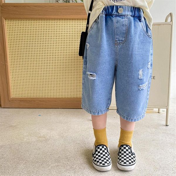 jeans summer fashion boys thin ripped calf-length children loose cotton casual denim pants toddler girl, Blue
jeans summer fashion boys thin ripped calf-length children loose cotton casual denim pants toddler girl, Blue