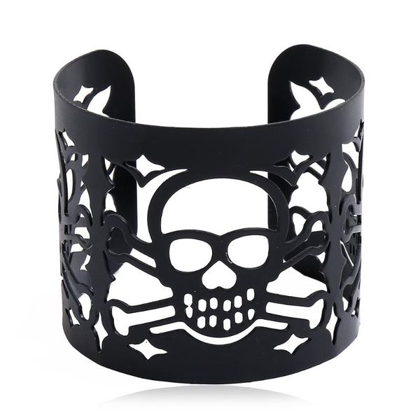 charm bracelets metal bracelet jewelry skull ghost head hollow wide face open halloween bangle fashion girl wb10, Golden;silver
charm bracelets metal bracelet jewelry skull ghost head hollow wide face open halloween bangle fashion girl wb10, Golden;silver