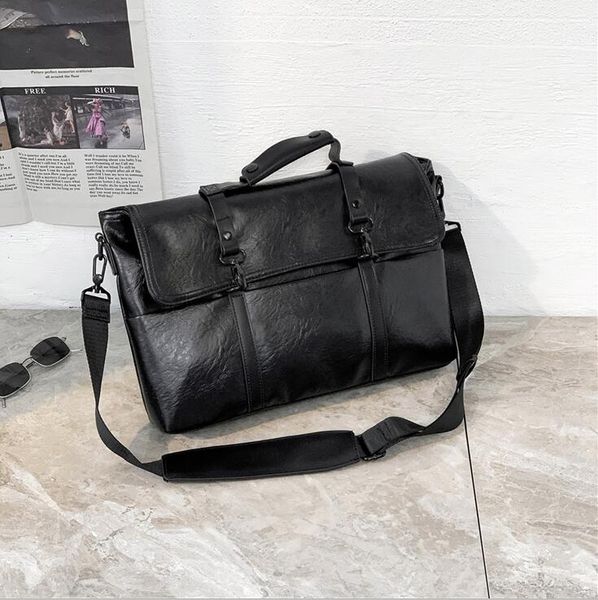 wholesale men leathers shoulder bags british solid color horizontal business briefcase fashion comfortable soft leather handbag simple wild
wholesale men leathers shoulder bags british solid color horizontal business briefcase fashion comfortable soft leather handbag simple wild