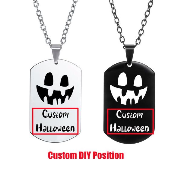 pendant necklaces custom diy engraved stainless steel necklace fashion for men women jewelry gift halloween, Silver
pendant necklaces custom diy engraved stainless steel necklace fashion for men women jewelry gift halloween, Silver