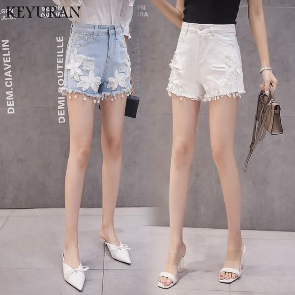women's shorts harajuku bf ladies short feminino jean pearls beading plus size women street fashion ripped hole white high waist flower, White;black
women's shorts harajuku bf ladies short feminino jean pearls beading plus size women street fashion ripped hole white high waist flower, White;black
