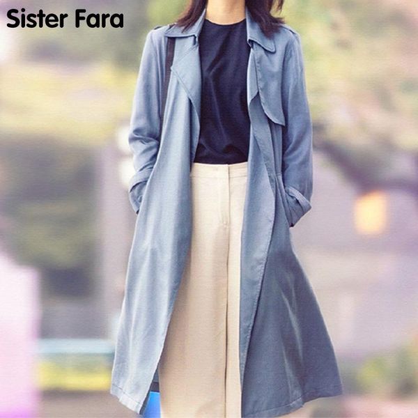 women's trench coats sister fara spring autumn overcoat double row long windbreaker knee coat large size ol office lady, Tan;black
women's trench coats sister fara spring autumn overcoat double row long windbreaker knee coat large size ol office lady, Tan;black