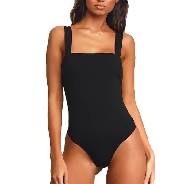 summer women sleeveless wide spaghetti strap rompers ladies square neck slim fit backless bodysuit body damskie elegancki 210604, Black;white
summer women sleeveless wide spaghetti strap rompers ladies square neck slim fit backless bodysuit body damskie elegancki 210604, Black;white