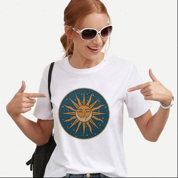 sun and moon graphic novelty funny t shirt summer t shirt women graphic clothes female tumblr t shirt shirts, White
sun and moon graphic novelty funny t shirt summer t shirt women graphic clothes female tumblr t shirt shirts, White