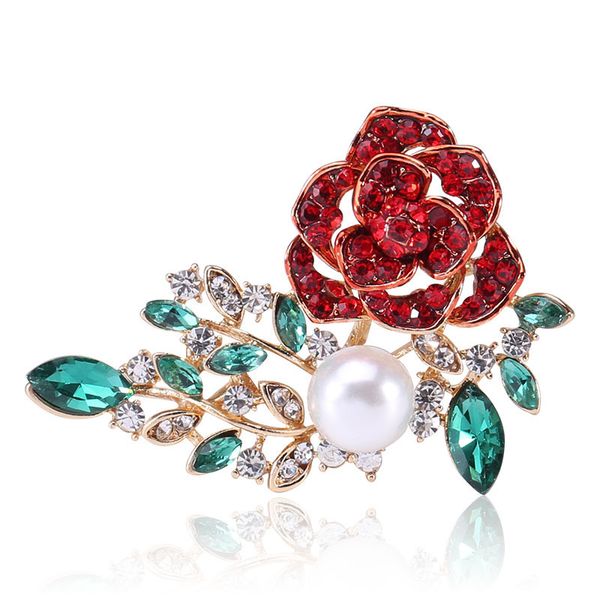 factory new rose crystal brooch temperament high grade simple accessories court elegant pearl light proof collar pin christmas
factory new rose crystal brooch temperament high grade simple accessories court elegant pearl light proof collar pin christmas