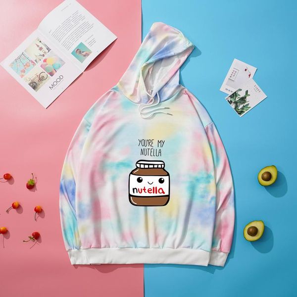 women's hoodies & sweatshirts fashion tie dyed autumn spring casual harajuku kawaii chocolate cartoon print women sudaderas, Black
women's hoodies & sweatshirts fashion tie dyed autumn spring casual harajuku kawaii chocolate cartoon print women sudaderas, Black