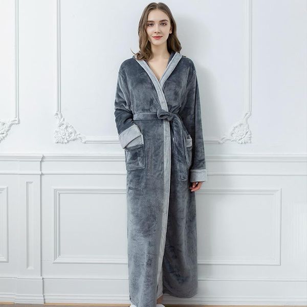2021 women autumn winter terry bathrobe thicken sleepwear female solid with sashes loose nightgown vintage ladies dressing gown, Black;red
2021 women autumn winter terry bathrobe thicken sleepwear female solid with sashes loose nightgown vintage ladies dressing gown, Black;red