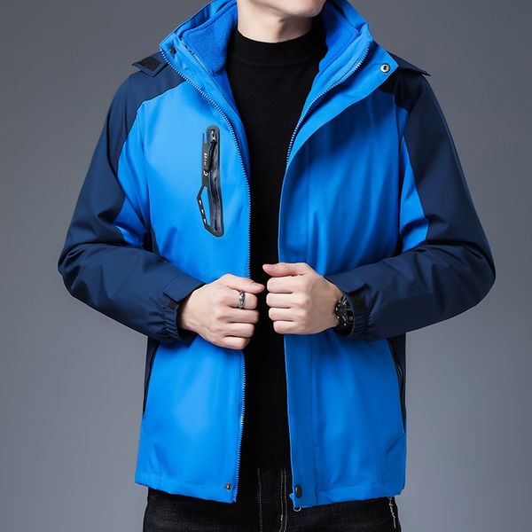 outdoor jacket autumn and winter wind proof waterproof stormsuit men's three in one detachable two-piece set for skiing mountaineering, Black;brown
outdoor jacket autumn and winter wind proof waterproof stormsuit men's three in one detachable two-piece set for skiing mountaineering, Black;brown