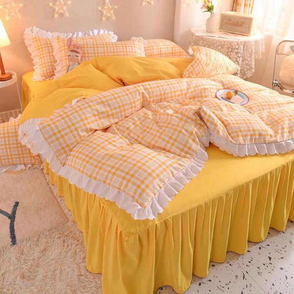 bedding sets small fresh bed skirt four-piece princess girl heart quilt cover three-piece set sheet
bedding sets small fresh bed skirt four-piece princess girl heart quilt cover three-piece set sheet
