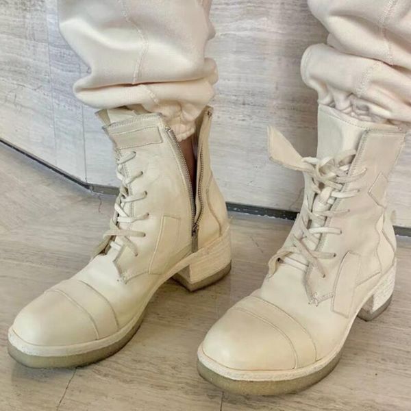 boots retro punk combat cowboy for women lace up med heels female shoes winter cool short motorcycle cowgirl ankle booties, Black
boots retro punk combat cowboy for women lace up med heels female shoes winter cool short motorcycle cowgirl ankle booties, Black