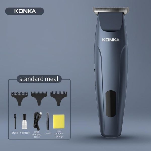 konka rechargeable electric scissors hair clippers men professional