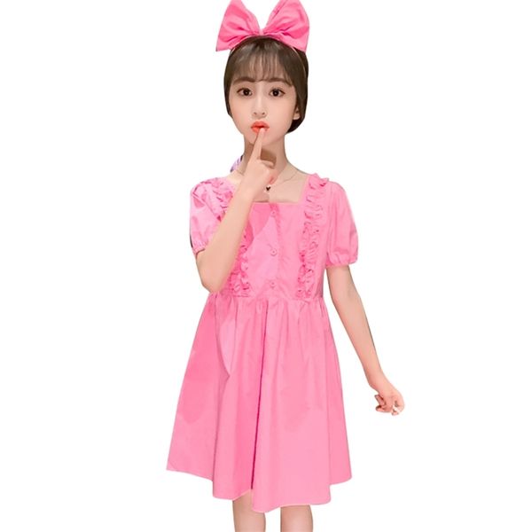 kids dresses for girls solid color party ruffles children summer clothes 210527, Red;yellow
kids dresses for girls solid color party ruffles children summer clothes 210527, Red;yellow