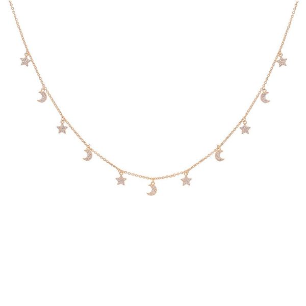 chokers cubic zirconia moon star heart choker chain necklace for woman gold color small cz drop party gift jewelry accessories, Golden;silver
chokers cubic zirconia moon star heart choker chain necklace for woman gold color small cz drop party gift jewelry accessories, Golden;silver
