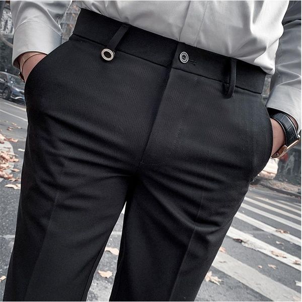 men's suits & blazers suit pants formal stretch slim solid color straight dress fashion boutique clothing ankle trouser, White;black
men's suits & blazers suit pants formal stretch slim solid color straight dress fashion boutique clothing ankle trouser, White;black