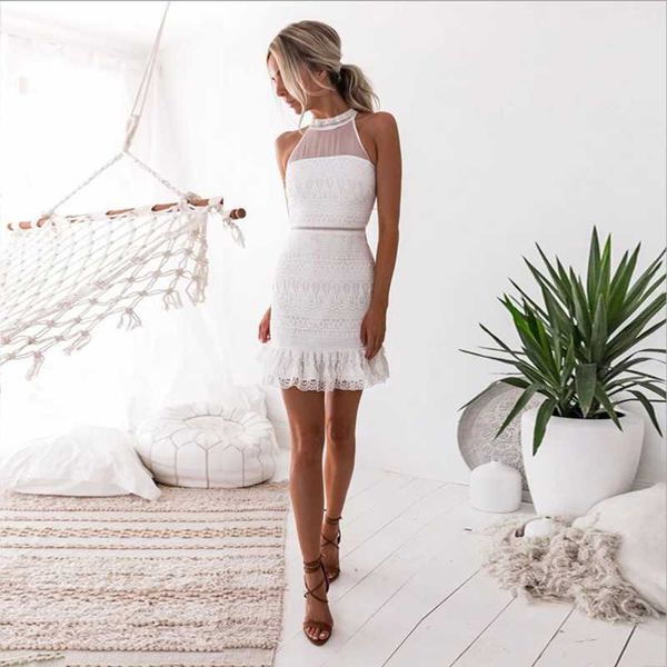 casual dresses autumn winter elegant for women perspective white lace midi dress o-neck sleeveless versatile vestido, Black;gray
casual dresses autumn winter elegant for women perspective white lace midi dress o-neck sleeveless versatile vestido, Black;gray