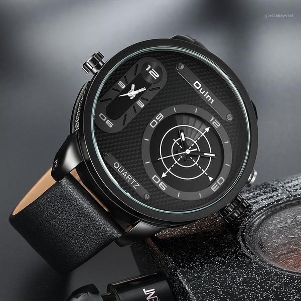 anke store oulm mens watch fashion casual sport waterproof quartz dual time zone big dial luminous leather strap for men wristwatches, Slivery;brown
anke store oulm mens watch fashion casual sport waterproof quartz dual time zone big dial luminous leather strap for men wristwatches, Slivery;brown