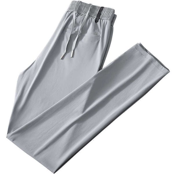 high end men's pants summer thin ice casual elastic quick drying waist straight tube air conditioner, Black
high end men's pants summer thin ice casual elastic quick drying waist straight tube air conditioner, Black