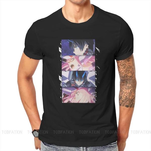 men's t-shirts darling in the franxx zero two and hiro t shirt classic homme tshirt big size o-neck men clothing, White;black
men's t-shirts darling in the franxx zero two and hiro t shirt classic homme tshirt big size o-neck men clothing, White;black