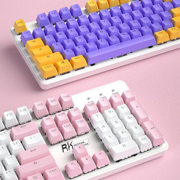 rk shadow double color mechanical keyboard wired 104-key pbt keycap white led deskcomputer notebook gaming office keyboard
rk shadow double color mechanical keyboard wired 104-key pbt keycap white led deskcomputer notebook gaming office keyboard