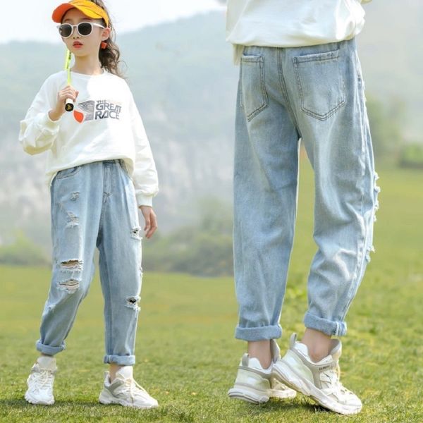 girls pants spring teenage girls ripped jeans for girls hole pencil pants 8 10 12 y student children casual jeans kids trousers 210317, Blue
girls pants spring teenage girls ripped jeans for girls hole pencil pants 8 10 12 y student children casual jeans kids trousers 210317, Blue