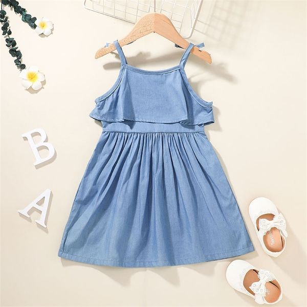 summer girls dress strap blue solid cute a-line girl vestidos 18m-6t 210629, Red;yellow
summer girls dress strap blue solid cute a-line girl vestidos 18m-6t 210629, Red;yellow